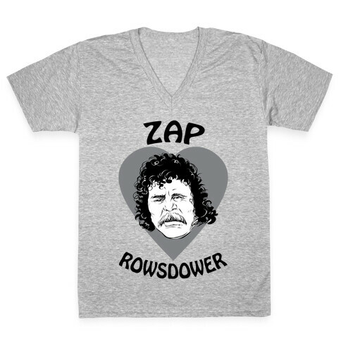 My Heart Belongs to Zap Rowsdower V-Neck Tee Shirt