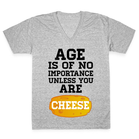 Age is of No Importance... V-Neck Tee Shirt