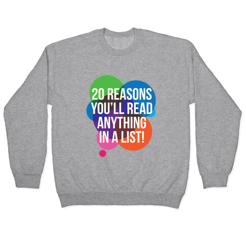 20 Reasons Pullover