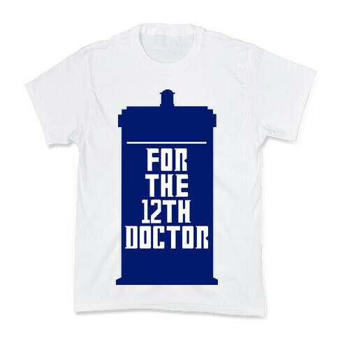 Blank For The 12th Doctor Kids T-Shirt