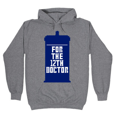 Blank For The 12th Doctor Hooded Sweatshirt