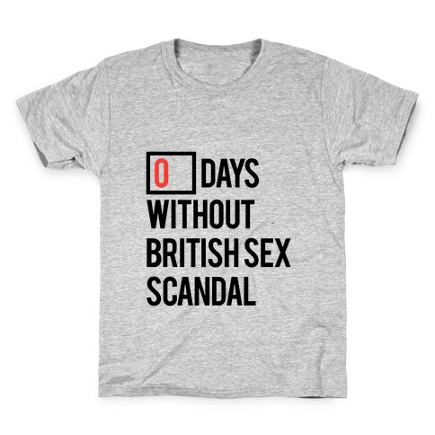 British Sex Scandal Kids T-Shirt