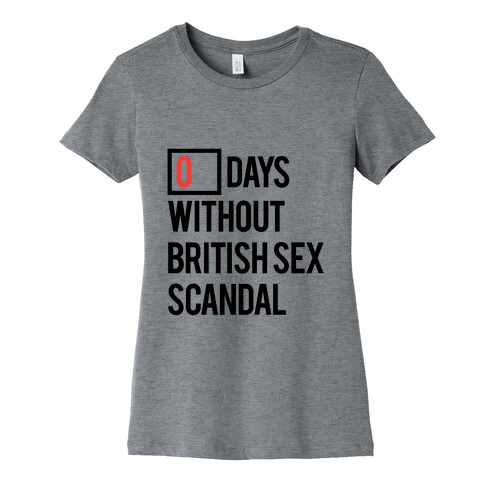 British Sex Scandal Womens T-Shirt