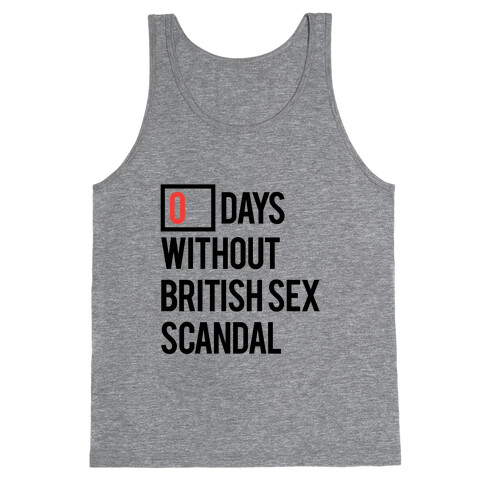 British Sex Scandal Tank Top