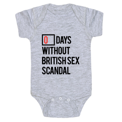 British Sex Scandal Baby One-Piece