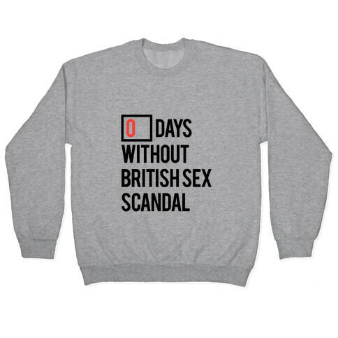 British Sex Scandal Pullover