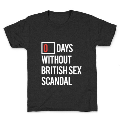 British Sex Scandal Kids T-Shirt