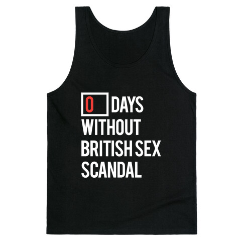 British Sex Scandal Tank Top