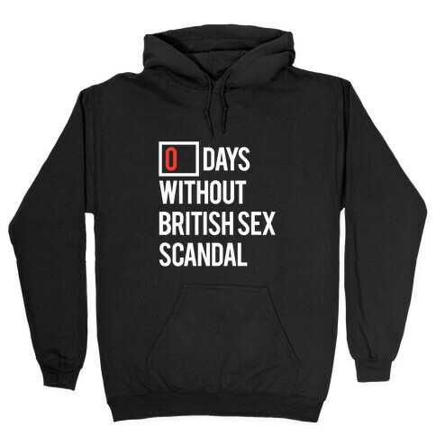British Sex Scandal Hooded Sweatshirt