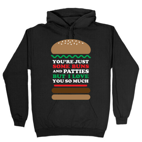 Burger Love Hooded Sweatshirt