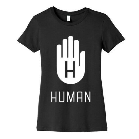 The HUMAN Hand Womens T-Shirt