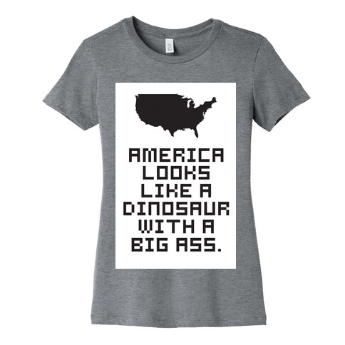 American Dinosaur Womens T-Shirt