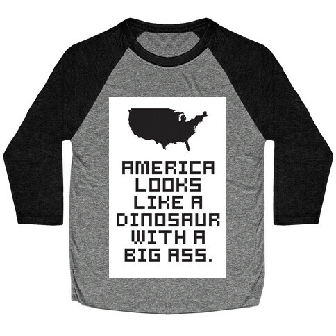 American Dinosaur Baseball Tee