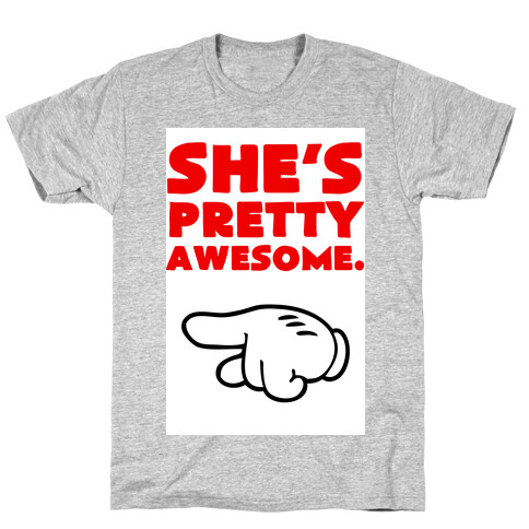 She's Awesome (Left) T-Shirt