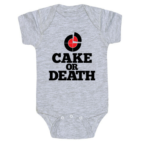 Cake Or Death? Baby One-Piece