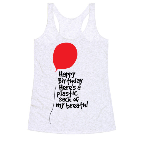 A Sack Of Breath! Racerback Tank Top