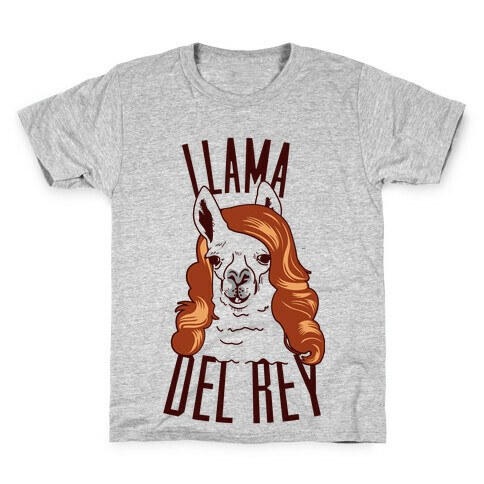 Llama Del Rey Kids T-Shirt