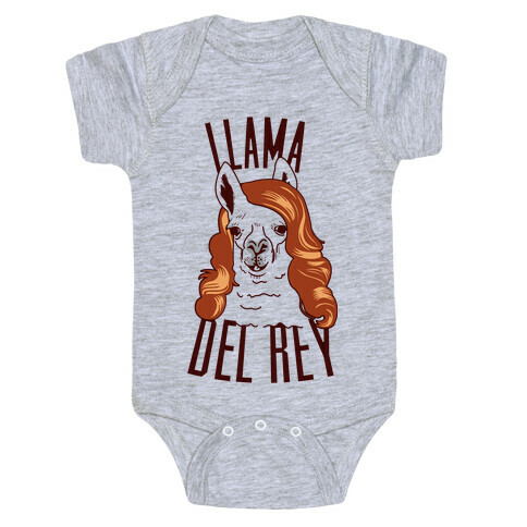 Llama Del Rey Baby One-Piece