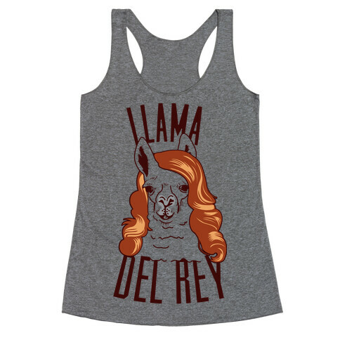 Llama Del Rey Racerback Tank Top