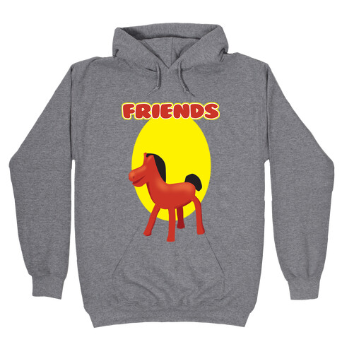 Clay Friends (right) Hooded Sweatshirt