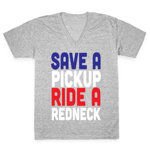 Save a Pickup V-Neck Tee Shirt