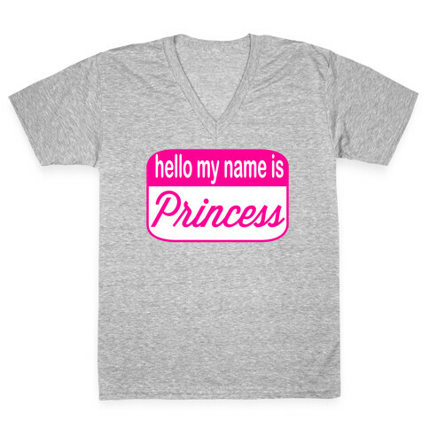 Hello My Name is V-Neck Tee Shirt