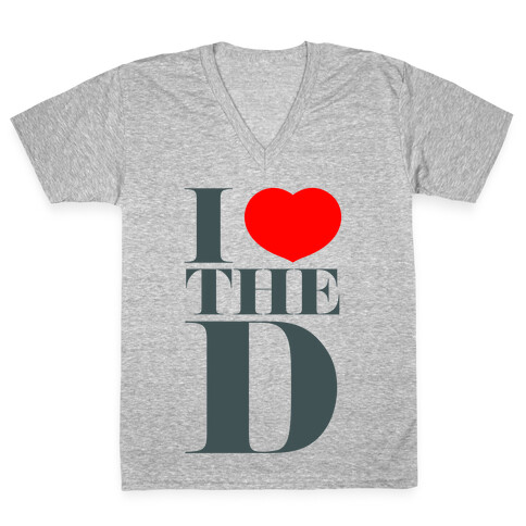 I Love the D V-Neck Tee Shirt