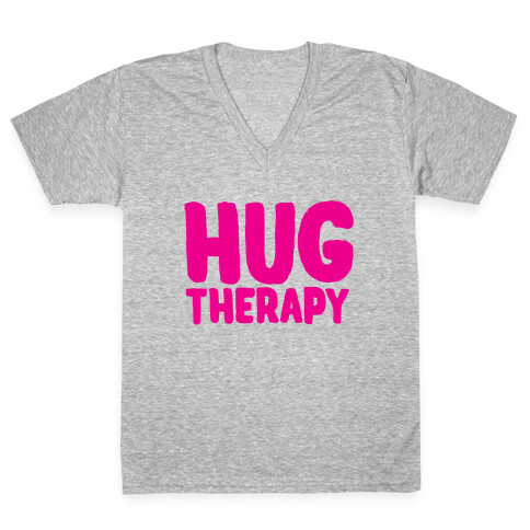 Hug Therapy V-Neck Tee Shirt