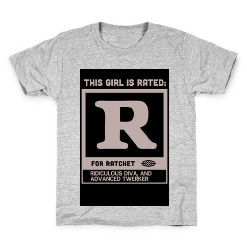 Rated R for Ratchet (alternate) Kids T-Shirt
