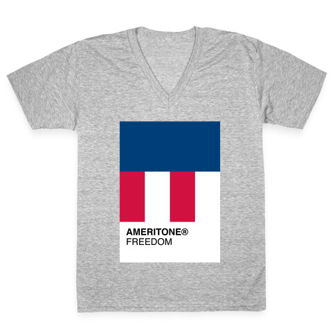 The Color of Freedom V-Neck Tee Shirt