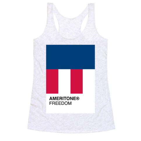 The Color of Freedom Racerback Tank Top