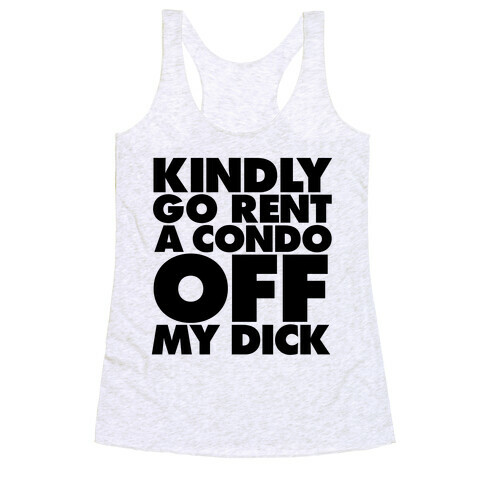 Off My Dick Racerback Tank Top