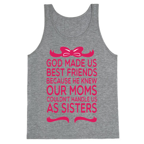 God Made us Best friends Tank Top