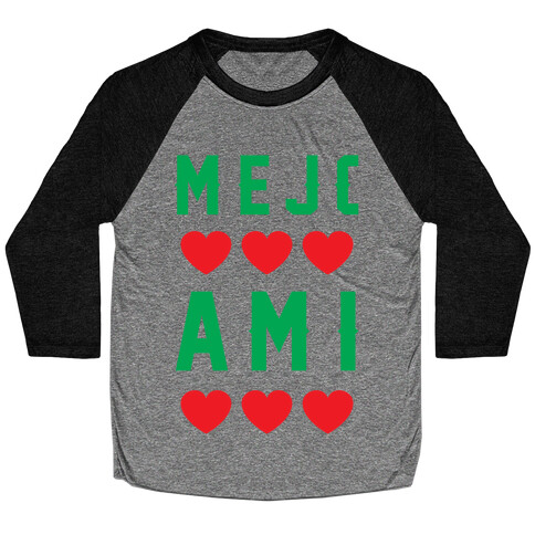 Mejores Amigas 1 Baseball Tee