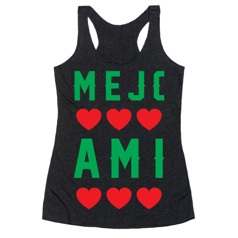 Mejores Amigas 1 Racerback Tank Top