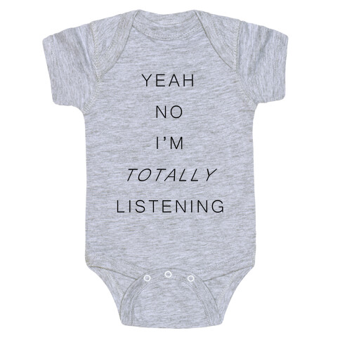 Totally Listening Baby One-Piece