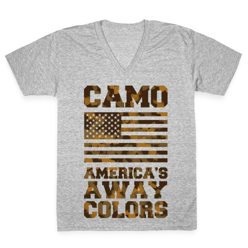 America's Away Colors V-Neck Tee Shirt