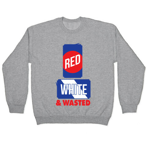 Red, White & Wasted (Tall) Pullover