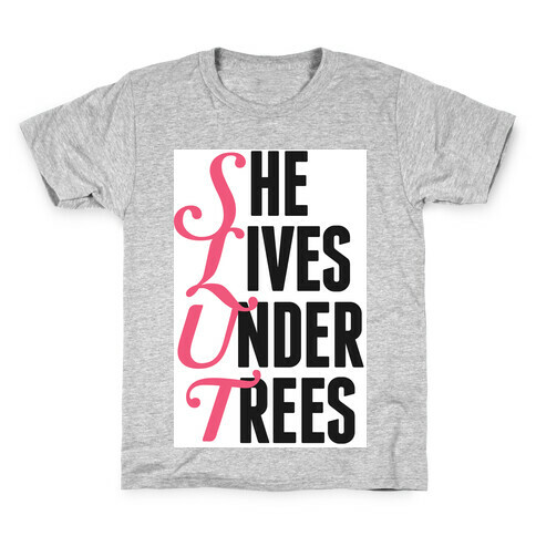 She Lives Under Trees Kids T-Shirt