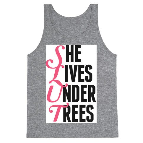 She Lives Under Trees Tank Top