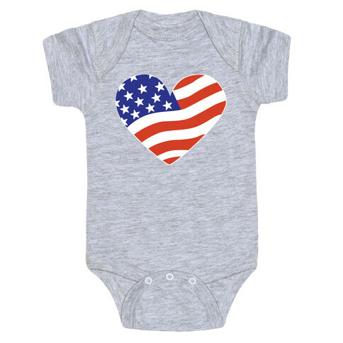 American Flag Baby One-Piece