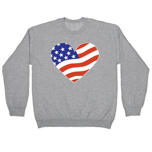 American Flag Pullover