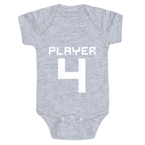 Player 4 Baby One-Piece