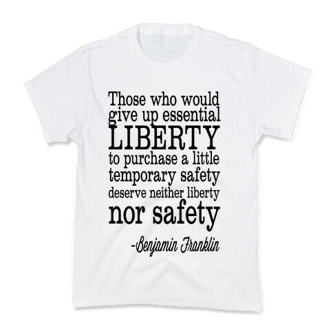 Liberty & Safety Kids T-Shirt