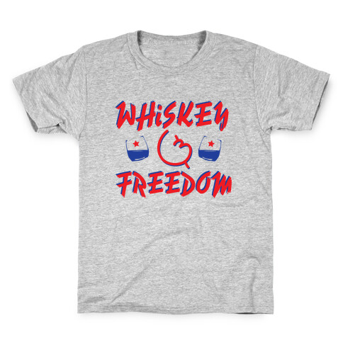 Whiskey And Freedom Kids T-Shirt