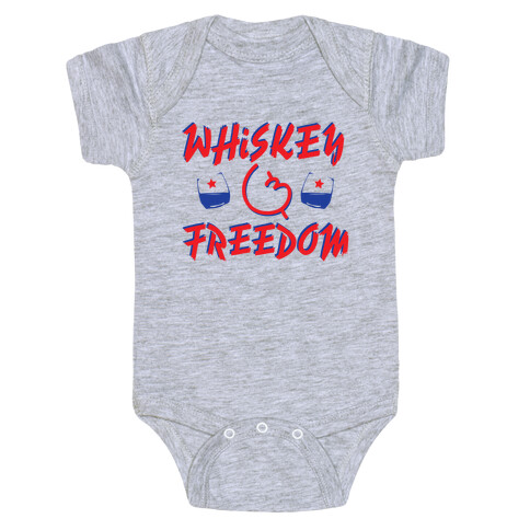 Whiskey And Freedom Baby One-Piece