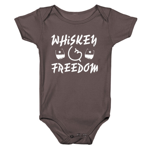 Whiskey And Freedom Baby One-Piece