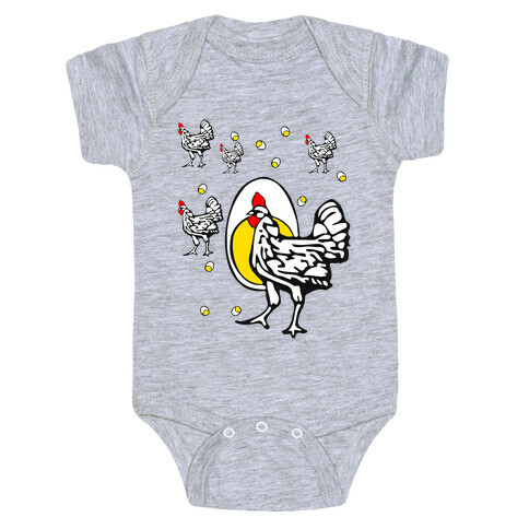 Roseanne's Chicken Shirt Baby One-Piece