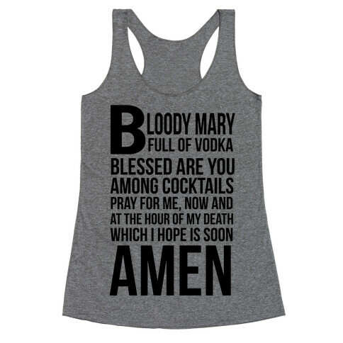 Bloody Mary Racerback Tank Top