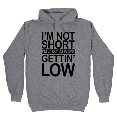 I'm Not Short Hooded Sweatshirt